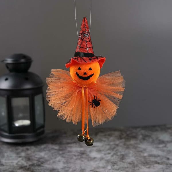 Halloween Dekoration Fest Græskar Spøgelse Heks Sort Kat Charm Ha