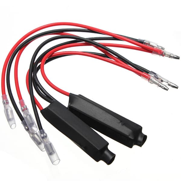 Stk. DC 12V 10W Motorcykel LED Blinklys Dekoder Motorcykel Blinklys Modstande Kabel SMD LED Mini Blinklys Indikatorer Modstand Lys Adapter Er