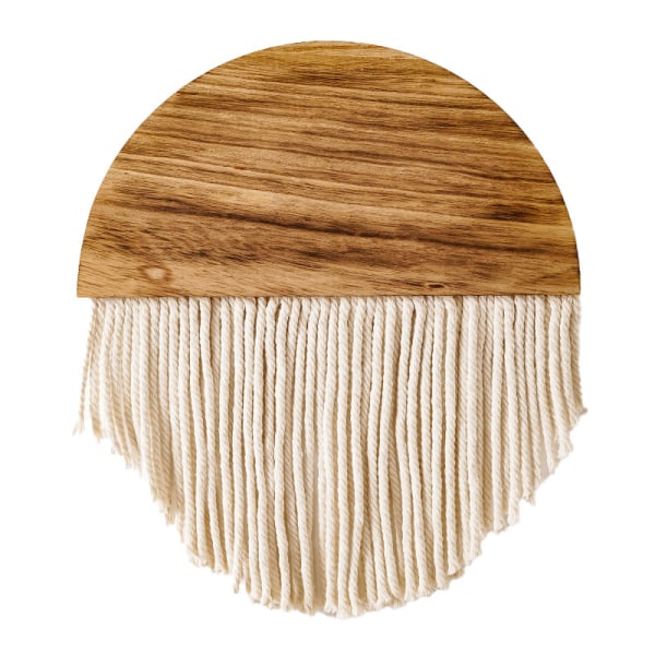 Tretre sirkelformet Macrame veggteppe, Boho-dekor for L