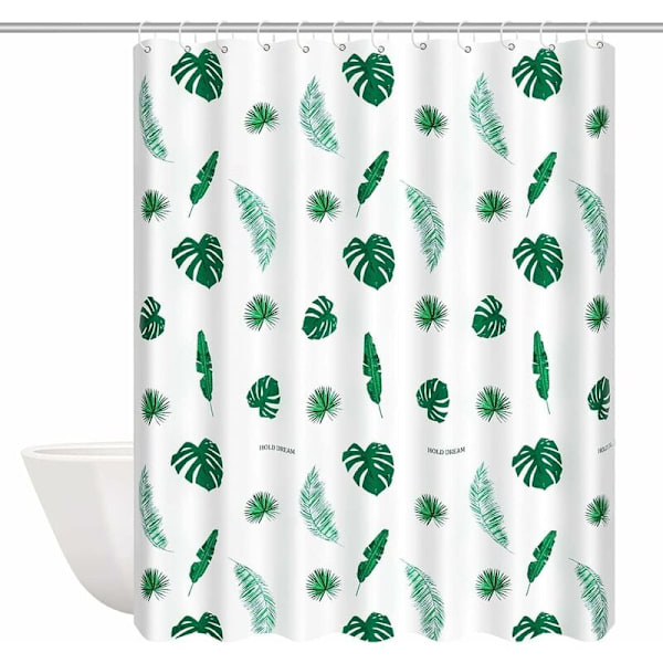Vattentät Anti-Mildew Duschdraperi - 180 x 200 cm - Tvättbar -