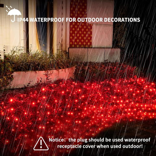Jouluverkon valot Ulkojoulukoristevalot 144LED