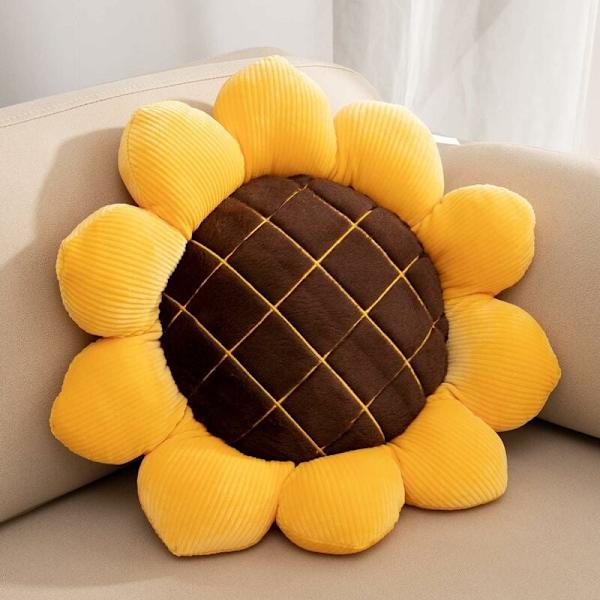 Hjemmeinnredning Solsikke Myk Gulvpute (45cm)