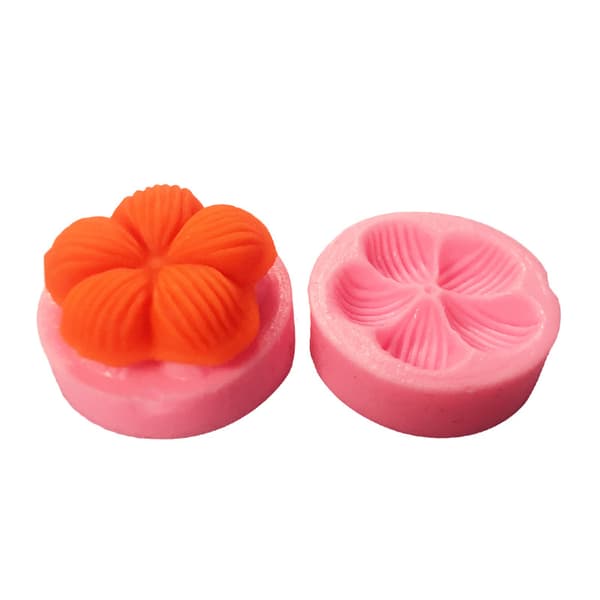 Plommonblomma blomma silikon fondantform kök sockerpasta bakning