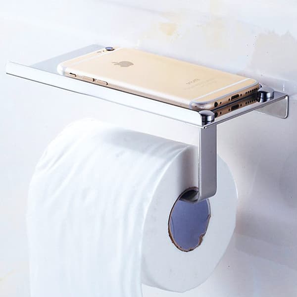 1 st Toalettpappershållare Rullpapper Stativ Dispenser Väggmonterad