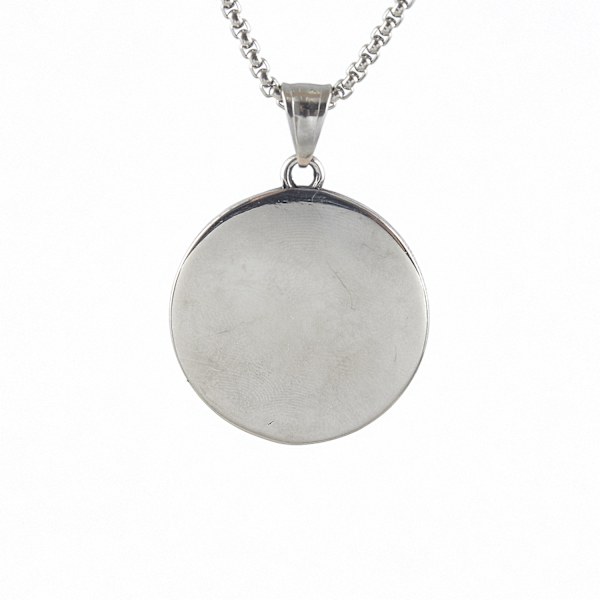 Sankt Mikael Ärkeängeln Katolsk Medalj i Rostfritt Stål Amulett Pe