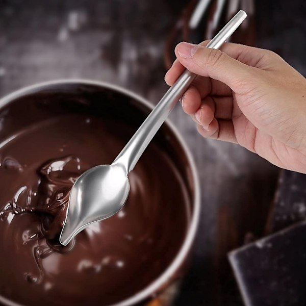 Vandingsske, rustfrit stål chokoladeske, dekorativ filterske w