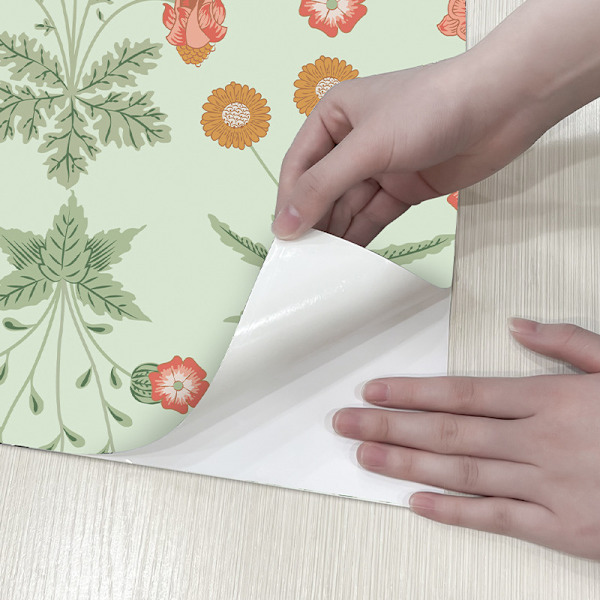 1 paquet d'autocollants de rénovation de papier peint maison salo