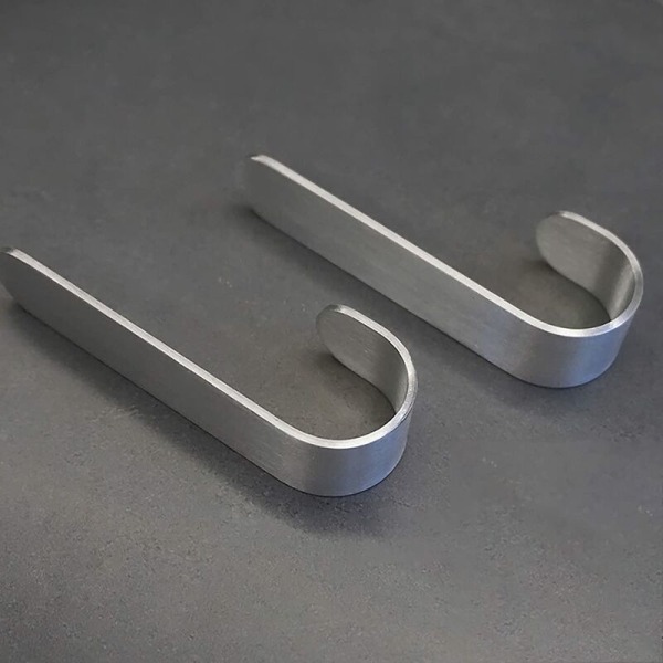 4 stk rustfritt stål selvklebende krok, selvklebende kroker, for håndkle, nøkler, hjem, kjøkken, bad, anti-rust og vanntett 6*1.8cm