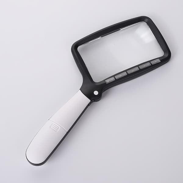 Lighted Reading Magnifier, 2X Large Illuminated Magnifying Glasse