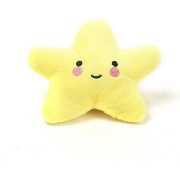 Stjernestjernefisk kjæledyrleke Teddy valper Squeaky leke Søt kjæledyr plysj til