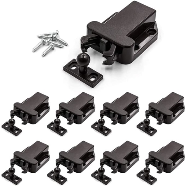 8-pack tryck-dra lås, touch lås säkerhet tryck-dra lås, rebound själv-lo