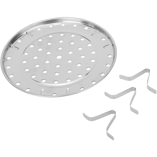 Dampstativ i rustfritt stål, multifunksjonelt rundt dampstativ, tungt dampkurv for trykkoker kjøkkenutstyr - H 4,5 cm (20 cm)