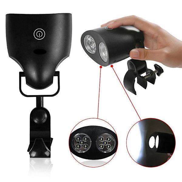 Grilllampa för BBQ, 10 LED Magnetisk 360 Grader Justerbar