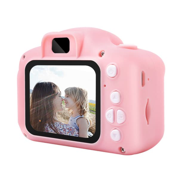 Barnkamera Barn Digitalkameror Videokamera Toddler Rosa