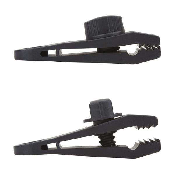 10 stk. presenningclips, markiseclips bungee-reb (med D-ringe) til telte, covers,