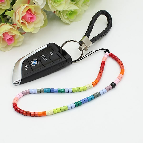 Telefonstrop Charm - Mat-Regnbue