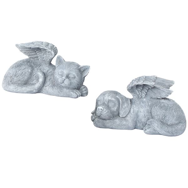 Design Toscano Hundengel Mindegravsten Hyldeststatue