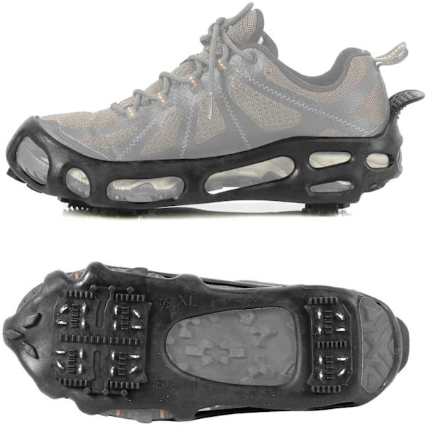Walk Traction Cleat for Walking on Snow and Ice (1 Pair) Black