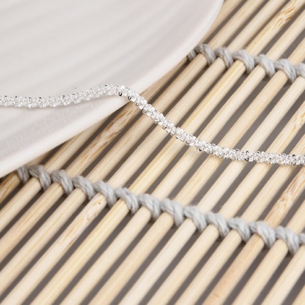 Anklets för kvinnor. Flat Mariner Anklet,  Cuban Chain, Figaro Chai
