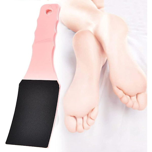 Pedicure Fodfil Dobbeltsidet Fodfil Buet Fodrasp Fod Pedicure Værktøj Til Fjernelse Af Død Hud Blå, Pink 2stk