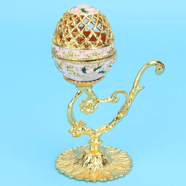 Emalje Faberge Egg Håndmalet Faberge Egg Style dekorativ smykke