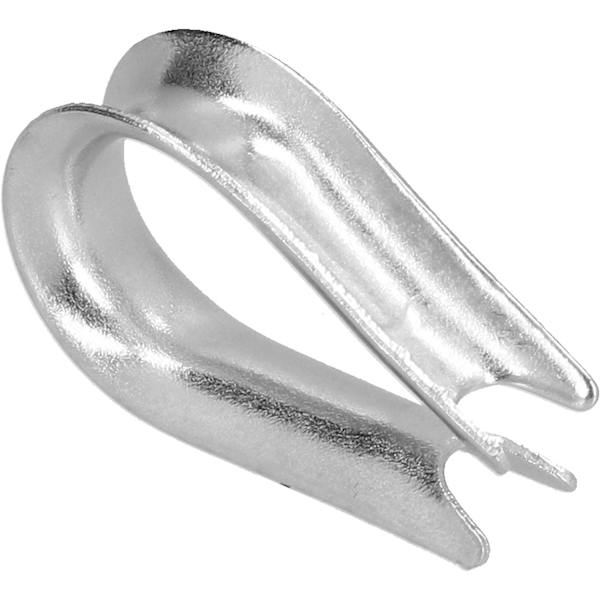 50 stk. Wire Rope Thimble Wire Rope Clips Rustfritt Stål Wire