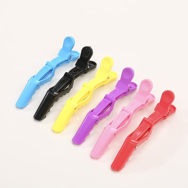Pastell Alligator Hårclips 12-pack – Professionella Alligator Clips