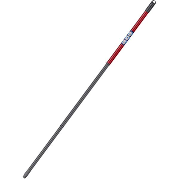 CRTHL 3-osainen 22-42ft pyörivä moppivaihtovarsi yhteensopiva Vileda Spin Mop Triangle Base EasyWring -täyttöjen kanssa lattian puhdistukseen