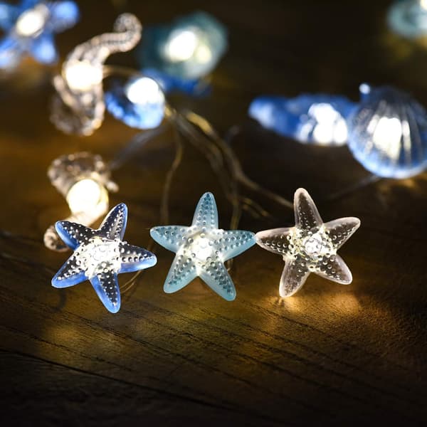 1 st Sea Animal Seahorse Starfish Shell String Lights