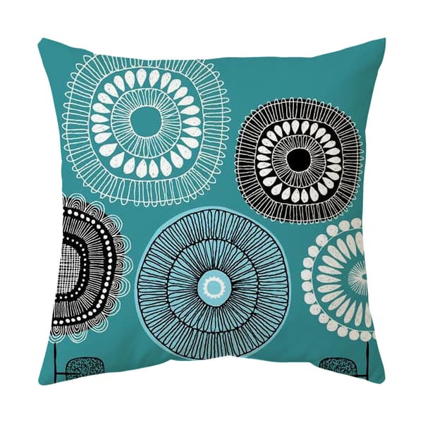Sæt med 10 stk. pudebetræk 45x45cm dekorative pudebetræk til sofa