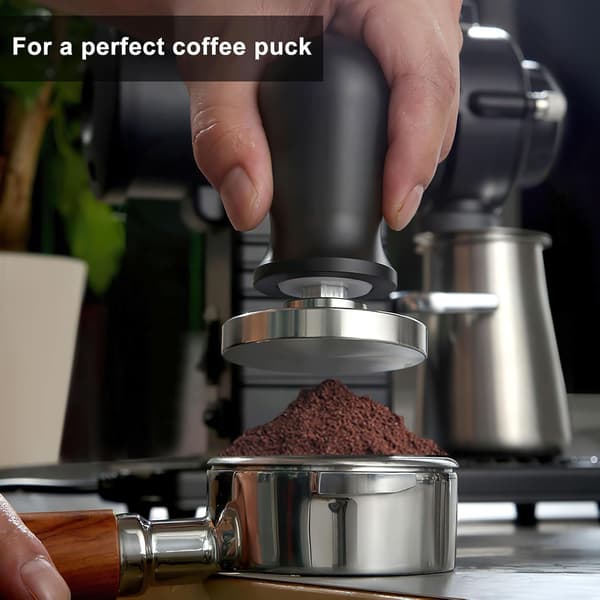 Kaffetamper - Kaffetamper - Kaffetamper - Kaffetamper - Espressotamper - 51mm - Manuel Kaffetamper - Sort