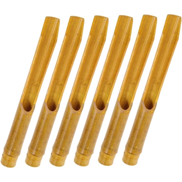 Bambu-tuulikellon putket Tuulikellon rakennussarja Tuulikellon putket Suuri tuulikello DIY-tarvikkeet Ontot bambu-tuulikellon putket