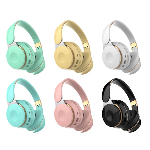 1 kpl vaaleanpunainen T14 Bluetooth-kuulokkeet langattomat musiikkikuulokkeet Fitness-urheilu Macaron-lahjat Bluetooth-kuulokkeet