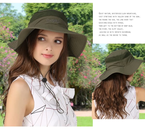 UPF 50 solhat – solbeskyttelseshat, fiskehat, jagthat