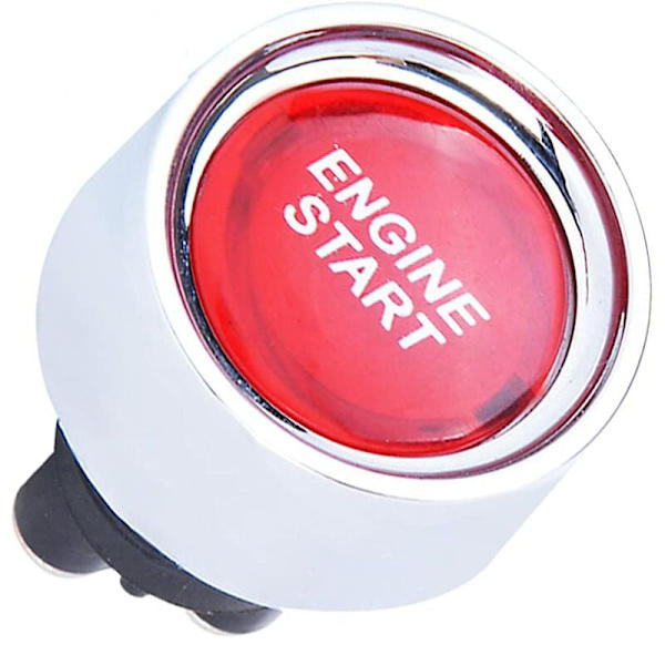 Motorstartknap DC 12V 50A Multifunktion Trykknapkontakt Tænding Starter