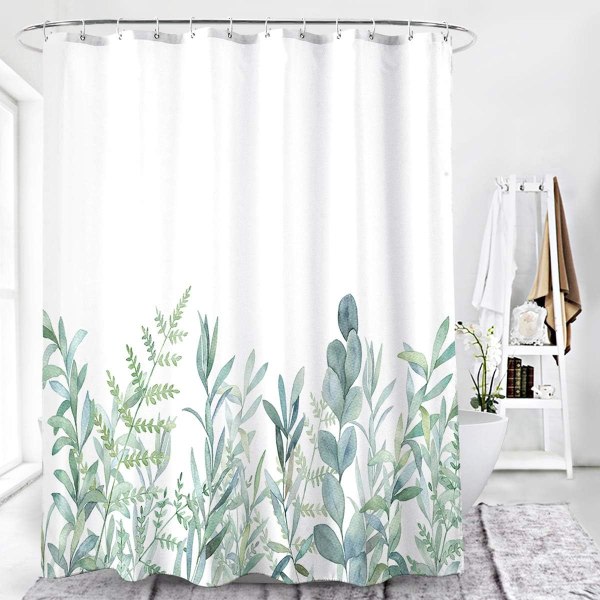 3D Digital Shower Curtain Polyester Waterproof Printing Colorful