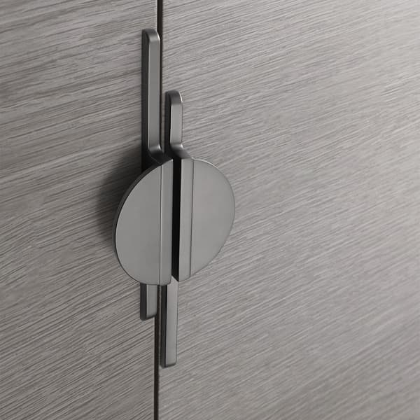 Sorte skuffehåndtak Halvmåne skuffehåndtak, 2,5 tommer (64 mm) hull til hull Sem