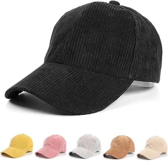 Dame Baseball Hat, Efterår Vinter Fløjl Baseball Hatte til Kvinder Mode Casual Buet Skygge Kasketter