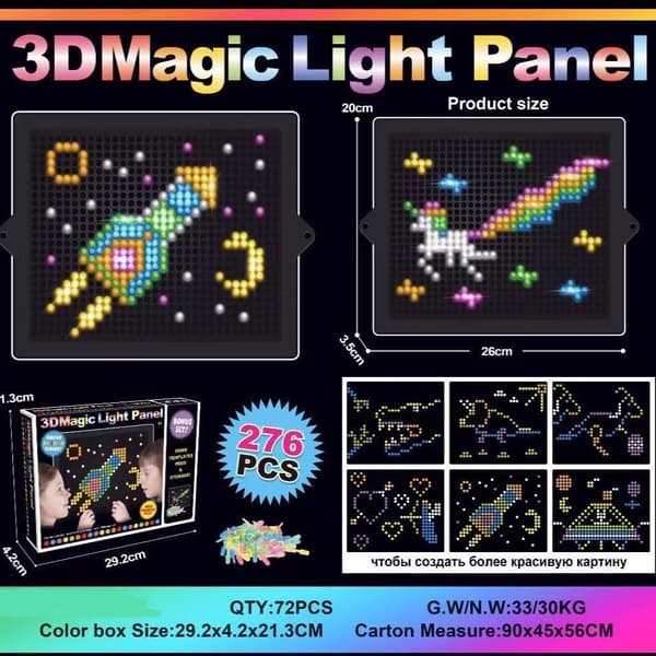 Basic Fun og Lite-Brite Magic-skjerm - leketøy
