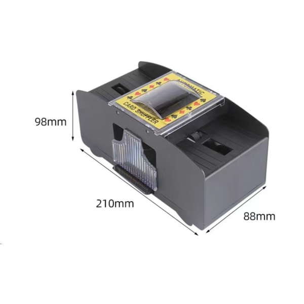 Kortshuffler / kortshuffler blandar två kortlekar