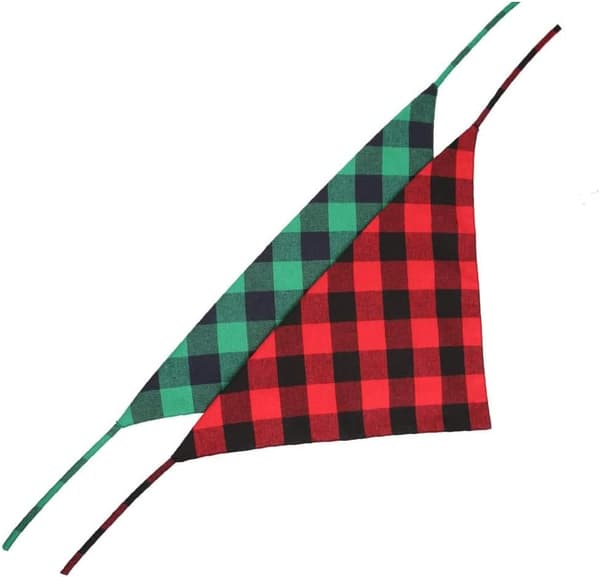 2-pack hundhalsdukar, triangelformade husdjurshalsdukar