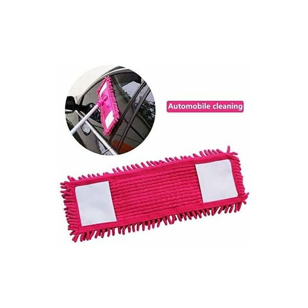 Mikrofiber Rengøringsmoppe, 4 Pak, Udvidelig, Mikrofiber Moppe, Flad