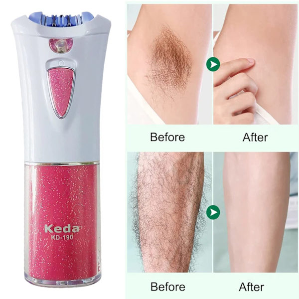 Epilator, Smooth Glide Epilator för kvinnor Ansiktshårborttagning Fac