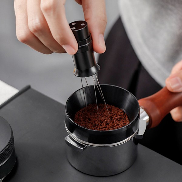 Kaffe pulver omrörningsverktyg professionell livsmedelskvalitet nåltyp platt huvud för hem och resor