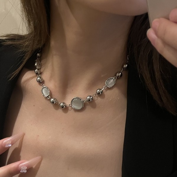 Fashion Mixed Gemstone Gems Chip Beads hängsmycke för halsband