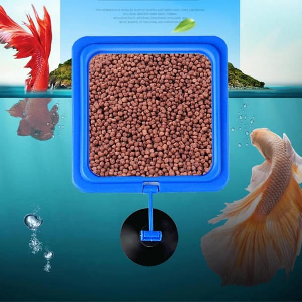 Foder Ring til Fisk, Akvarie Foder Ring, Fiskefoder Foder Feeder Koncentrator (2 stk)