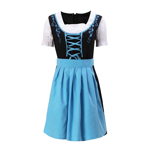 Klänning för flickor Oktoberfest öl flicka kostym Fraulein bayerska D
