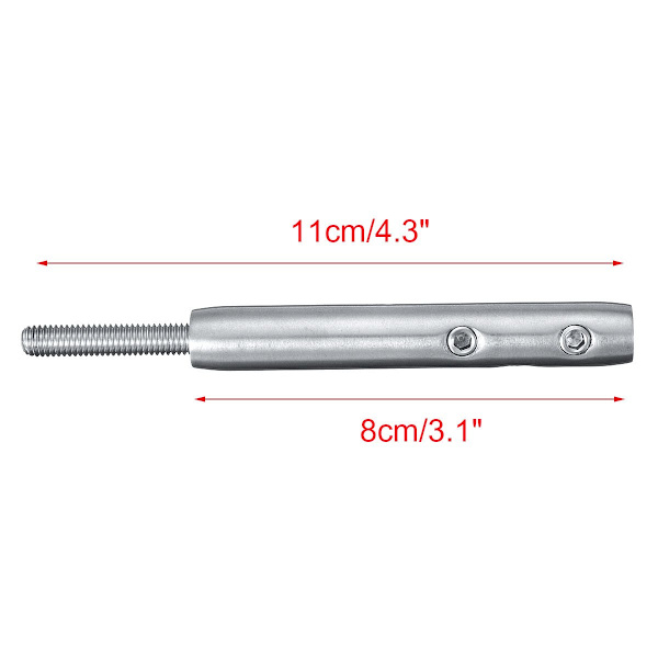 T316 Rustfri Stål Kabelstrammer til Trappegelænder 4mm+5mm, 2 stk