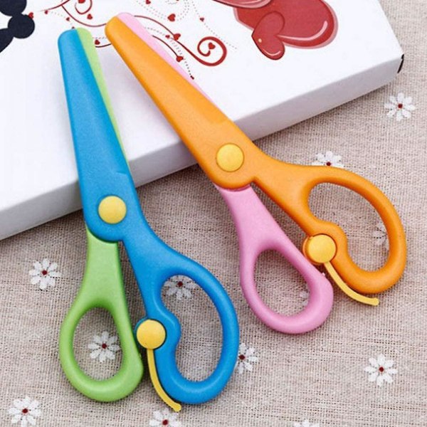 Preschool Training Scissors, 4stk Barn Sikkerhetssakser Pre-sch