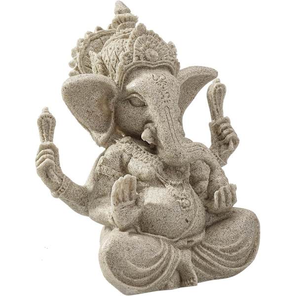 Håndlaget Ganesh-statue